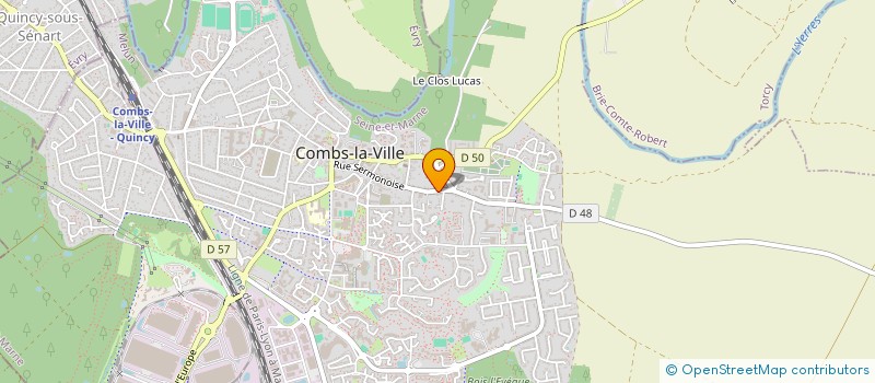 localisation de l'entreprise COMPAGNIE DE L'YERRES  SAINT-AMBROIX