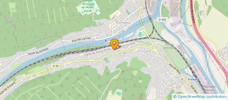 localisation de l'entreprise COMPAGNIE DE LA BELLE ETOILE  FROUARD