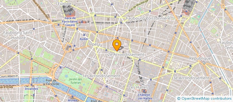 localisation de l'entreprise COMPAGNIE DE LA BOURSE  PARIS