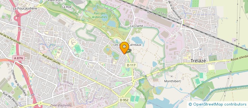 localisation de l'entreprise COMPAGNIE DE LA CAPRERIE  TRELAZE