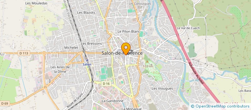 localisation de l'entreprise COMPAGNIE DE LA CHAUSSSURE à SALON-DE-PROVENCE