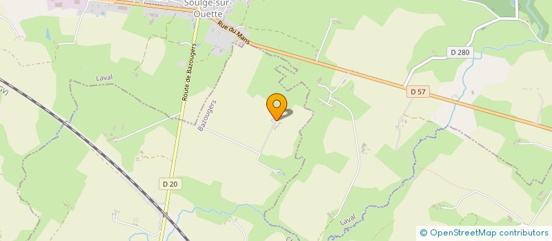 localisation de l'entreprise COMPAGNIE DE LA CONCIERGERIE  BAZOUGERS