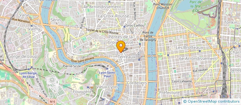 localisation de l'entreprise COMPAGNIE DE LA DAME à LYON