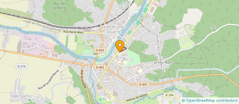 localisation de l'entreprise COMPAGNIE DE LA DEUXIEME VIE à LA FERTE-SOUS-JOUARRE