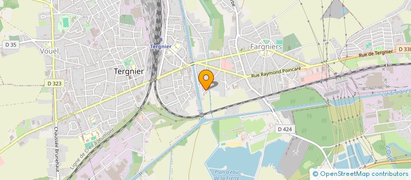 localisation de l'entreprise COMPAGNIE DE LA GRENOUILLE  TERGNIER