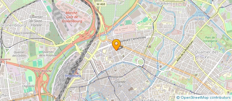 localisation de l'entreprise COMPAGNIE DE LA LUCARNE à STRASBOURG