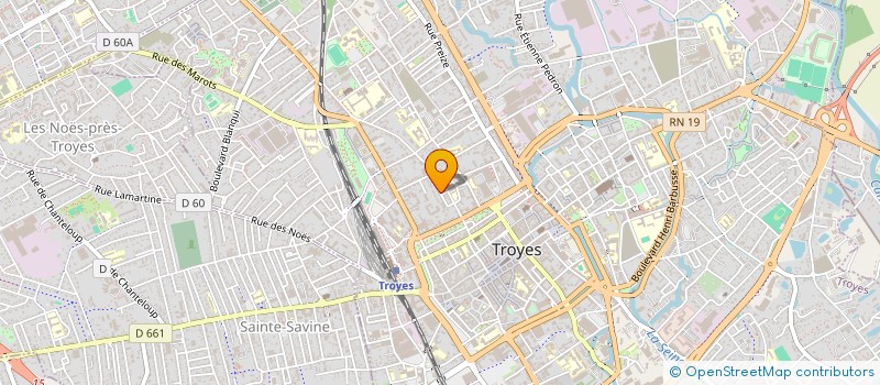 localisation de l'entreprise COMPAGNIE DE LA MARNAYSIENNE à TROYES