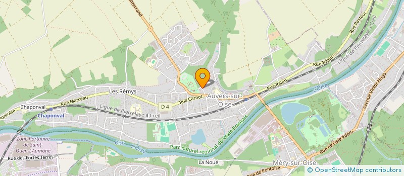 localisation de l'entreprise COMPAGNIE DE LA NUIT ETOILEE  AUVERS-SUR-OISE