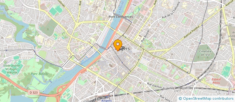 localisation de l'entreprise COMPAGNIE DE LA PAGE D'A COTE à ANGERS