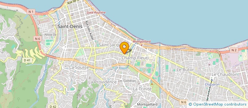 localisation de l'entreprise COMPAGNIE DE LA PIERRE à SAINT-DENIS
