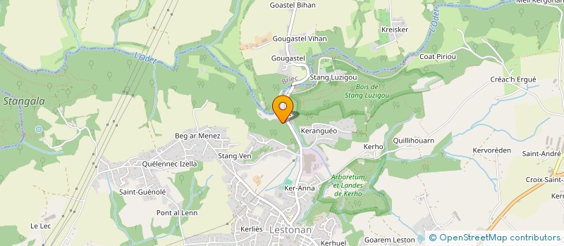 localisation de l'entreprise COMPAGNIE DE LA POINTE D'ARRADON à ERGUE GABERIC