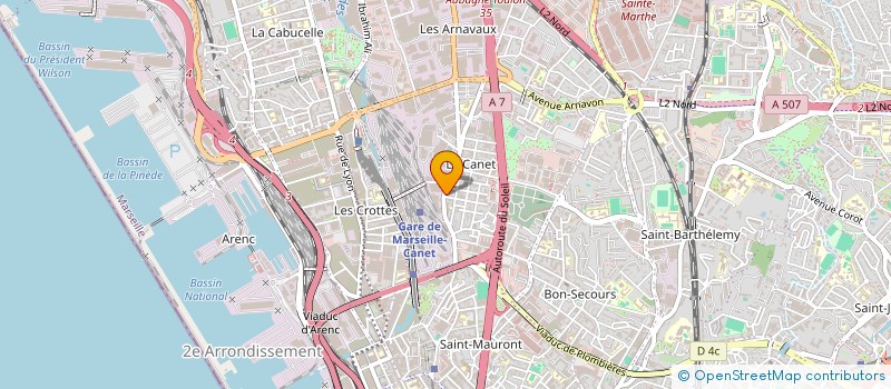 localisation de l'entreprise COMPAGNIE DE LA RASCASSE  MARSEILLE