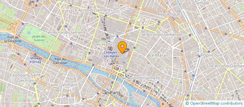 localisation de l'entreprise COMPAGNIE DE LA ROSE  PARIS