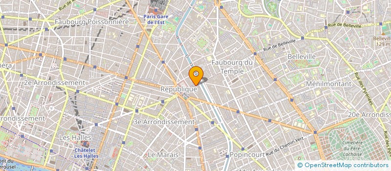 localisation de l'entreprise COMPAGNIE DE LA TRAVERSEE  PARIS