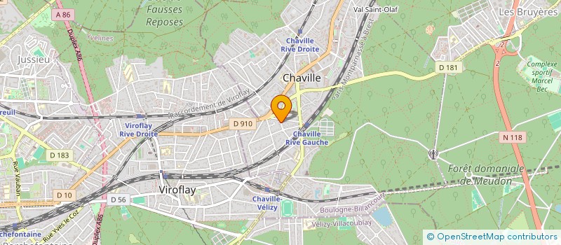 localisation de l'entreprise COMPAGNIE DE LA VALLEE DU MARIVEL à CHAVILLE