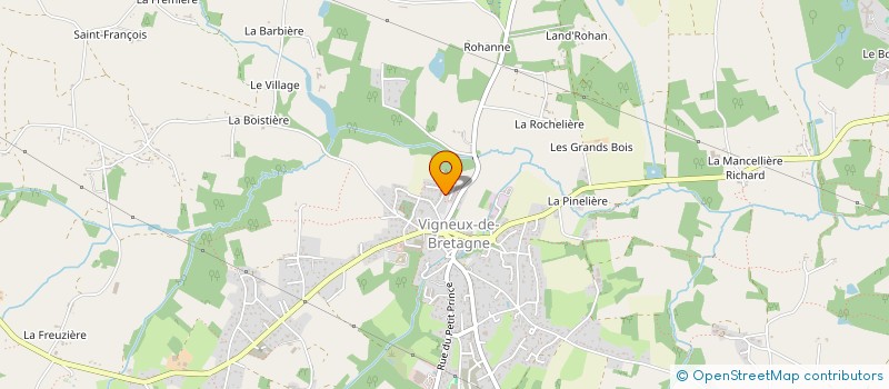 localisation de l'entreprise COMPAGNIE DE LA VOLTE FACE  VIGNEUX-DE-BRETAGNE