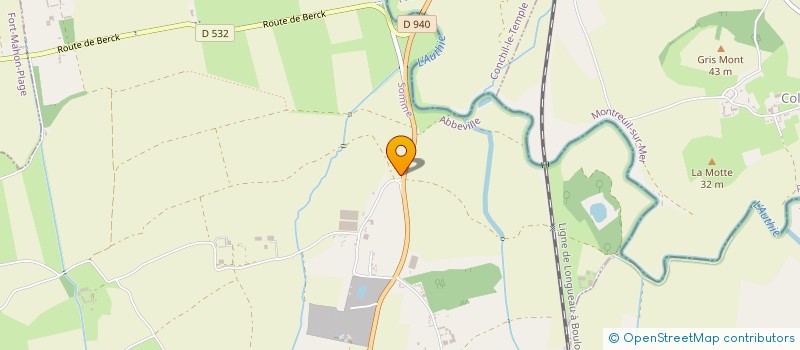 localisation de l'entreprise COMPAGNIE DE MAINTENANCE DU MARQUENTERRE  QUEND