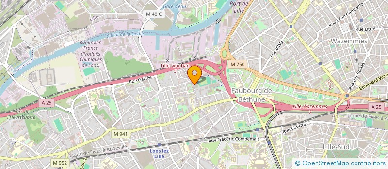 localisation de l'entreprise COMPAGNIE DE MARIONNETTES BABAYAGA à LILLE