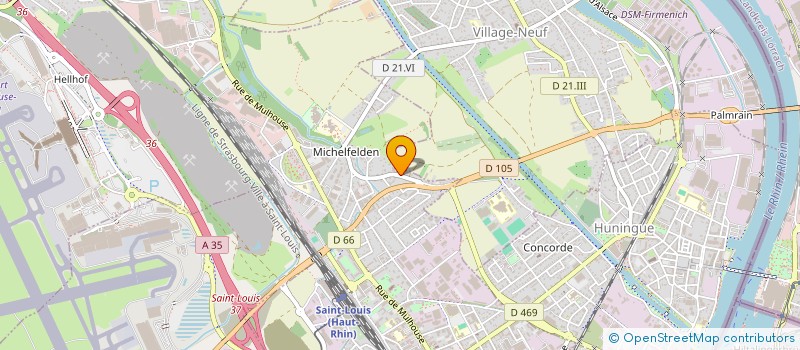 localisation de l'entreprise COMPAGNIE DE MATERIEL DE BUREAU à SAINT-LOUIS