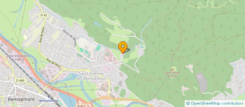 localisation de l'entreprise COMPAGNIE DE MIRAUMONT  SAINT-ETIENNE-LES-REMIREMONT