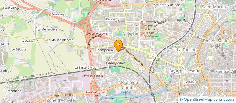 localisation de l'entreprise COMPAGNIE DE NETTOIEMENT ET TRANSPORTS  RENNES