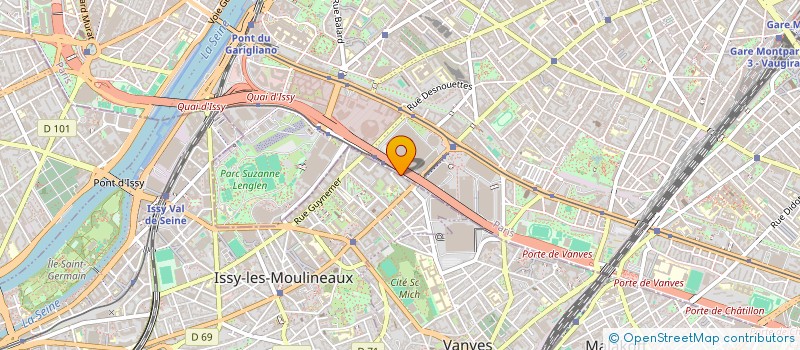 localisation de l'entreprise COMPAGNIE DE PARIS ET DU VAL DE LOIRE  PARIS