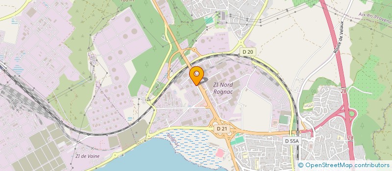 localisation de l'entreprise COMPAGNIE DE PIECES AUTOMOBILE  ROGNAC