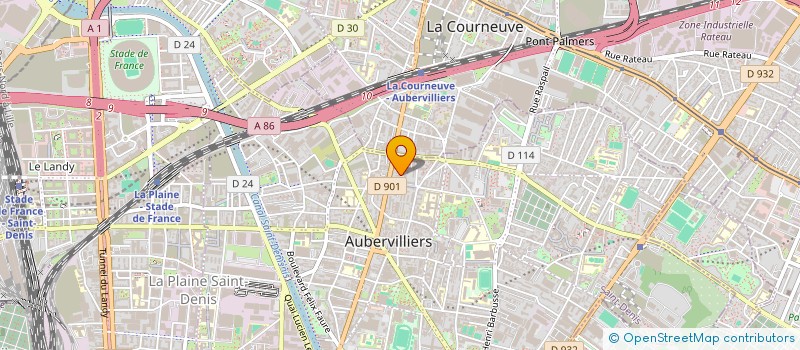 localisation de l'entreprise COMPAGNIE DE PRESTATION DE SERVICES à AUBERVILLIERS