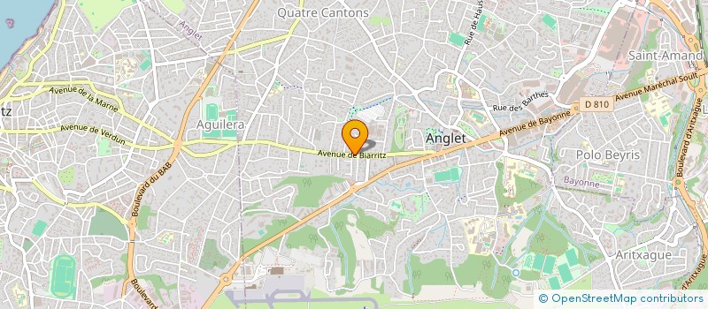 localisation de l'entreprise COMPAGNIE DE REPRESENTATION INTERNATIONALE à ANGLET