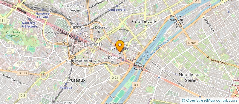 localisation de l'entreprise COMPAGNIE DE SAINT-GOBAIN  COURBEVOIE