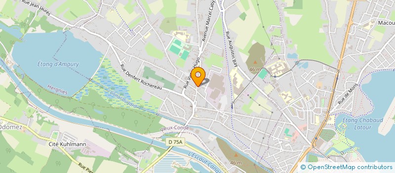 localisation de l'entreprise COMPAGNIE DE SAPEURS POMPIERS à VIEUX-CONDE