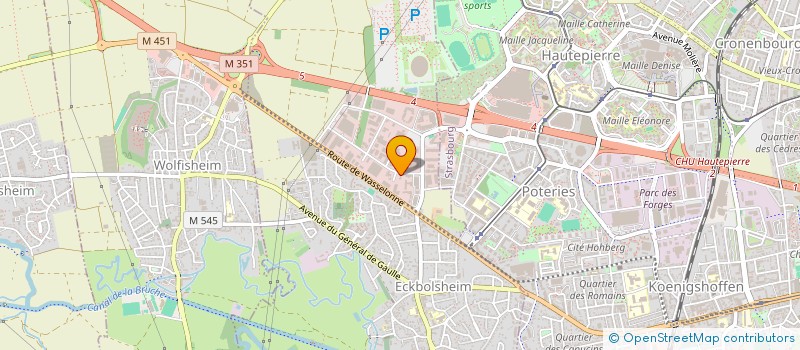 localisation de l'entreprise COMPAGNIE DE SECURITE INCENDIE à ECKBOLSHEIM