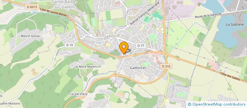 localisation de l'entreprise COMPAGNIE DE SERVICES A L INDUSTRIE  GAILLON