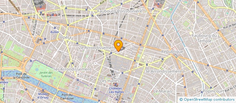 localisation de l'entreprise COMPAGNIE DE TEXTILE  PARIS