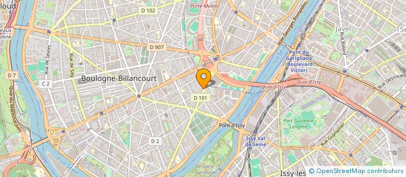 localisation de l'entreprise COMPAGNIE DE THEATRE TARAS à BOULOGNE-BILLANCOURT