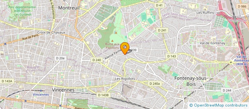 localisation de l'entreprise COMPAGNIE DE THEATRE ZARITRA à FONTENAY-SOUS-BOIS
