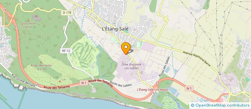 localisation de l'entreprise COMPAGNIE DE TRANSPORTS DES MASCAREIGNES à L'ETANG-SALE