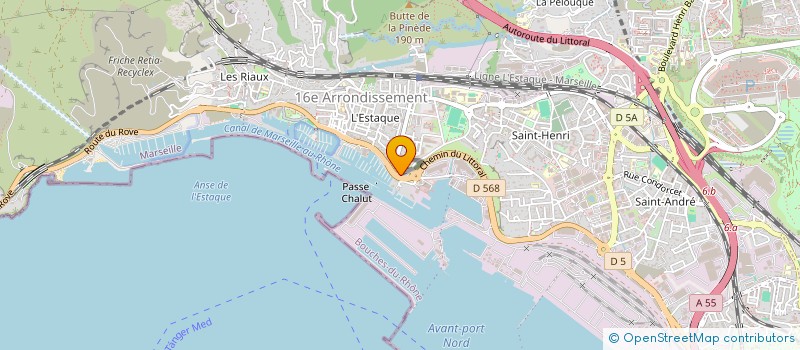 localisation de l'entreprise COMPAGNIE DE TRAVAUX à MARSEILLE
