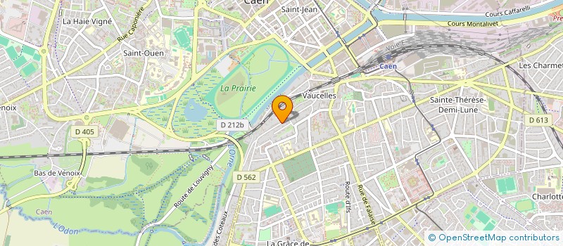 localisation de l'entreprise COMPAGNIE DE TRAVERS à CAEN