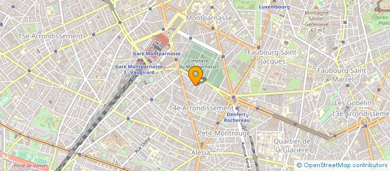 localisation de l'entreprise COMPAGNIE DE VENT D EST  PARIS