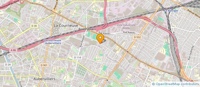 localisation de l'entreprise COMPAGNIE DE VIANDE CERTIFIEE à LA COURNEUVE