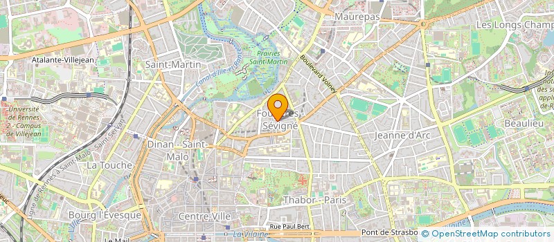 localisation de l'entreprise COMPAGNIE DEBOUT SUR LE LIT  RENNES