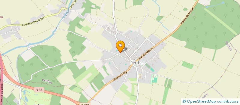 localisation de l'entreprise COMPAGNIE DEL INTERMEZZO  PERTHES