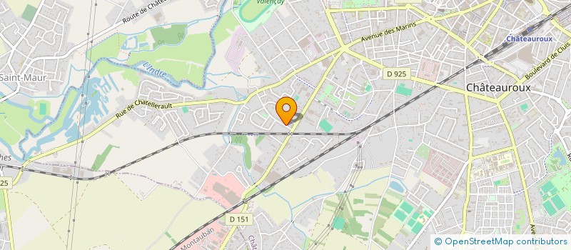 localisation de l'entreprise COMPAGNIE DELIRES MONDES à CHATEAUROUX