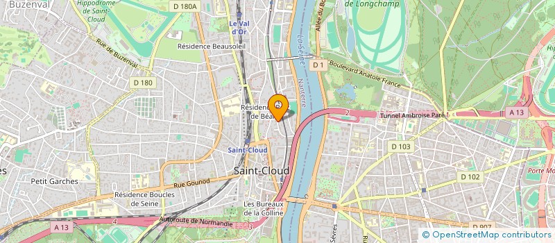 localisation de l'entreprise COMPAGNIE DEMAIN DEJA à SAINT-CLOUD