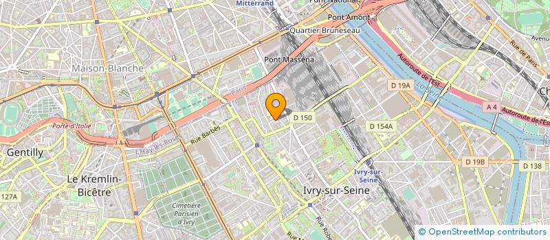 localisation de l'entreprise COMPAGNIE DEMONS ET FEES D'HIVER à IVRY-SUR-SEINE