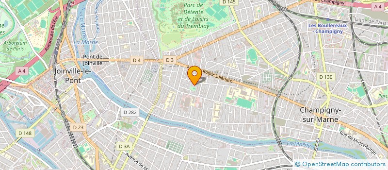 localisation de l'entreprise COMPAGNIE DEQUOI AIMER VIVRE à CHAMPIGNY-SUR-MARNE