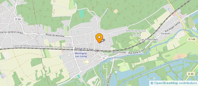 localisation de l'entreprise COMPAGNIE DERNIERE FOIS  MONTIGNY-SUR-LOING