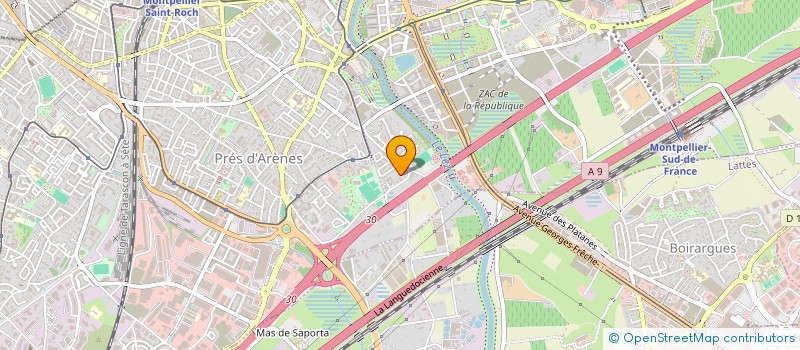 localisation de l'entreprise COMPAGNIE DES 100 REGARDS à MONTPELLIER