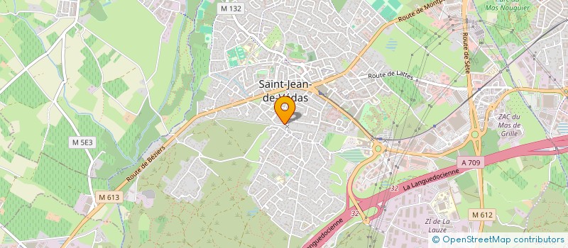 localisation de l'entreprise COMPAGNIE DES 2 LUNES à SAINT-JEAN-DE-VEDAS